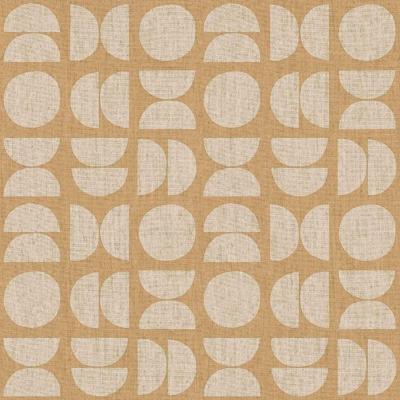 Noordwand Energie Behang retro met halve en hele cirkels - 30153