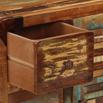 Dressoir met 3 lades 55x30x70 cm massief gerecycled hout