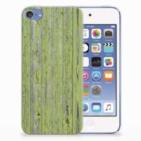 Apple iPod Touch 5 | 6 | Bumper Hoesje | Green Wood - thumbnail