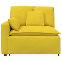 Modulaire bank Armleuning eindmodule met kussens 100 cm - thumbnail