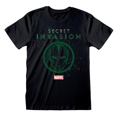 T-Shirt met Korte Mouwen Marvel Logo Icon Zwart Unisex - Maat: M