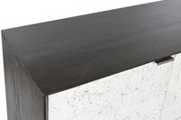 Dressoir DKD Home Decor 150 x 43 x 80 cm Wit Donkerbruin Mangohout - thumbnail