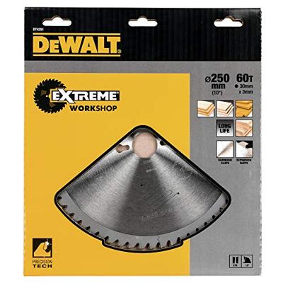 DeWALT Cirkelzaagblad voor Hout | Extreme | Ø 250mm Asgat 30mm 60T - DT4351-QZ - thumbnail