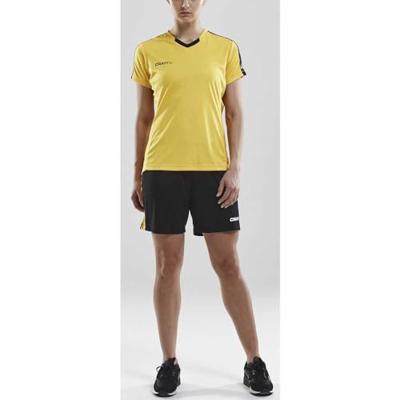 Craft 1905567 Progress Contrast Jersey W - Yellow/Black - XL