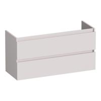 Brauer Joy - Onderkast Ondiep - 100 cm - met 2 Softclose Lades Greeploos en 1 Sifon Uitsparing - Mat Zand - thumbnail