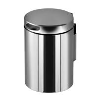 Geesa Serie 600 wand afvalemmer 3 l. RVS Gepolijst - thumbnail