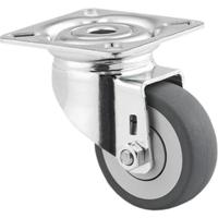 TENTE 2470 PJP 050 P40 grijs zwenkwiel 50 mm - thumbnail