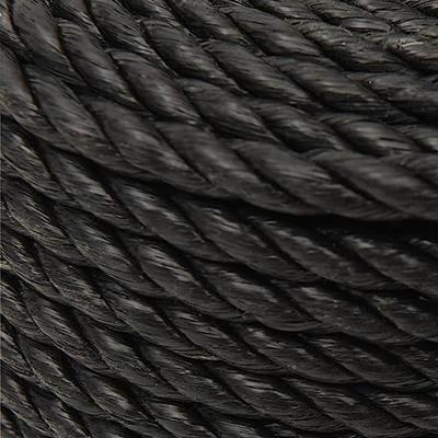 VidaXL Werktouw 24 mm 25 m polypropeen zwart