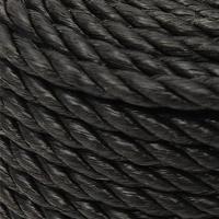 VidaXL Werktouw 24 mm 25 m polypropeen zwart - thumbnail