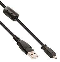 Delock USB-kabel USB 2.0 USB-A stekker, UC-E6 1.83 m Zwart 82414 - thumbnail