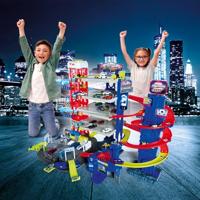 Majorette Audi, Ford Super Chase Center+5 voertuigen Parkeergarage (model) - thumbnail