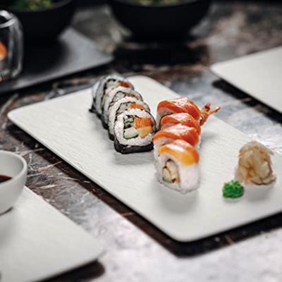 VILLEROY & BOCH - Manufacture Rock Blanc - Rechthoekig bord 35x18cm