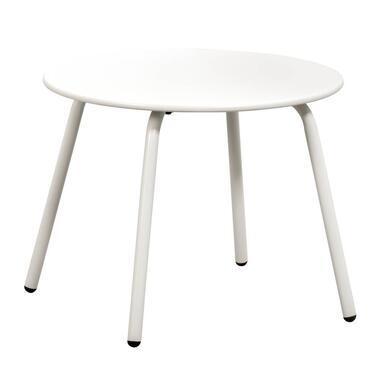 Bijzettafel Montreal - zand/metaal - Ø50 cm