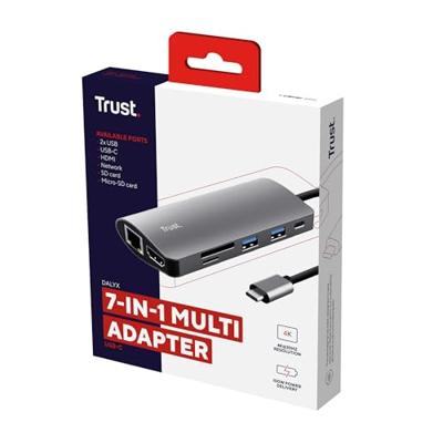 Trust USB-Hubs, Schnittstellen-Verteiler USB-combi-hub Trust USB-Hubs, Schnittstellen-Verteiler USB-combi-hub