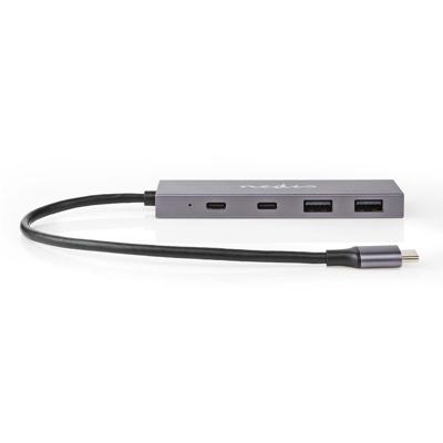 Nedis externe aluminium 4-ports USB Hub Nedis externe aluminium 4-ports USB Hub