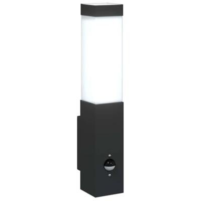 VidaXL Buiten wandlamp 2 pcs zwart 10.5 x 6 x 33 cm