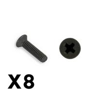 FTX - Outback Fury Column Hex Head Self Tapping 2,5X10Mm Screw (8Pc) (FTX9195) - thumbnail