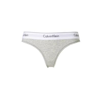 Calvin Klein String - Modern Cotton - Calvin Klein ondergoed dames - Katoenen dames strings - M - Grijs - M - M - M - M - M - M - M - M - M