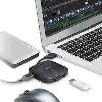 TP-Link USB 3.0 4 Port Portable Data Hub for Mac, iMac, MacBook Pro Air, Ultrabook, Compatible with Windows, Mac OS X and Linux systems (UH400) - thumbnail