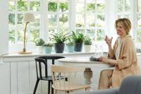 Elho brussels bloempot rond 18 cm antraciet - thumbnail