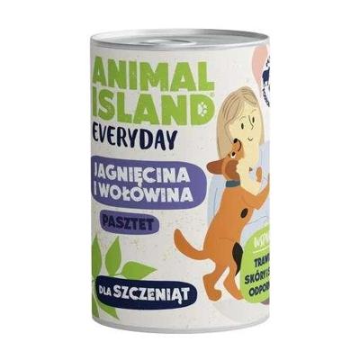 ANIMAL ISLAND Everyday Beef and lamb for puppies - natvoer voor honden - 400g