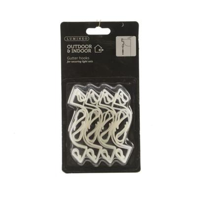 Haken plc l2,10b7h1,20 cm wit 16st Lumineo - Lumineo