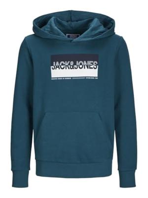 Herenhoodie Jack & Jones Jjnolan Blauw - Maat: 12 Jaar