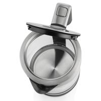 Princess 236040 Glazen Waterkoker Brighton 1L 2200W RVS/Zwart - thumbnail