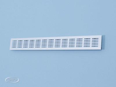 Ventilatiestrip Aluminium Lxh 600 X 60mm (g61-6006w) - Wit Ral9010