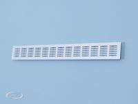 Ventilatiestrip Aluminium Lxh 600 X 60mm (g61-6006w) - Wit Ral9010 - thumbnail
