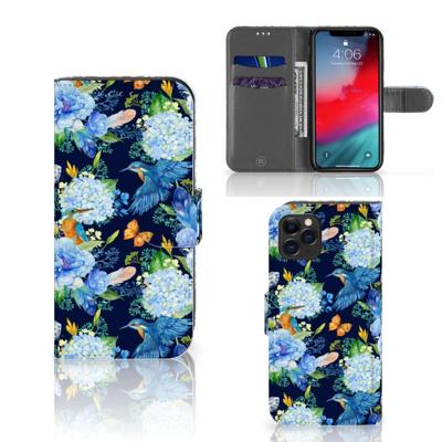 Telefoonhoesje | Met pasjeshouder | voor Apple iPhone 11 Pro IJsvogel