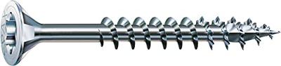 100 Spax schroeven 6x80mm deeldraad verzonken kop T30