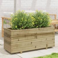VidaXL Plantenbak 110x40x49,5 cm geïmpregneerd grenenhout - thumbnail