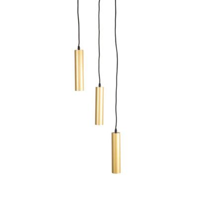 LABEL51 Hanglamp 'Ferroli' 3-lamps, kleur Antiek Goud