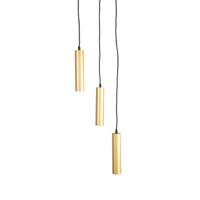 LABEL51 Hanglamp 'Ferroli' 3-lamps, kleur Antiek Goud - thumbnail
