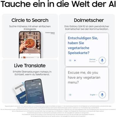 Smartphone Samsung Galaxy S24 FE 5G 6,7" 8 GB RAM 256 GB Grijs