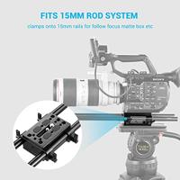 SmallRig 1798 Tripod Mounting Kit with 15mm Rail Block - thumbnail
