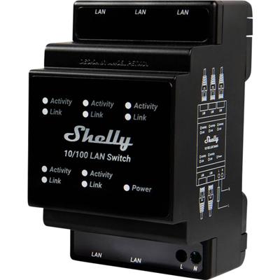 Shelly Shelly LAN Switch DIN-railrelais