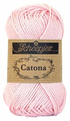 Scheepjes Catona 50g - 238 Powder Pink - Haakgaren / Breigaren