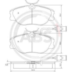 Remblokken set 36629 Remblokken set 36629
