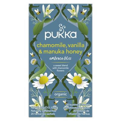 Pukka Chamomile Vanilla & Manuka Honey Thee Pukka Chamomile Vanilla & Manuka Honey Thee