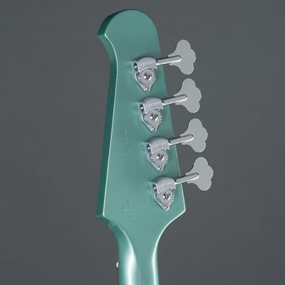 Gibson Non-Reverse Thunderbird Inverness Green elektrische basgitaar met koffer