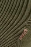 Dutchbone Draaifauteuil 'Vince' Rib, kleur Groen - thumbnail