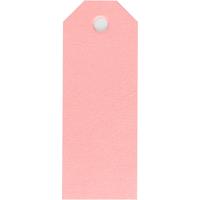 Creativ Company Manilla-labels, afm 3x8 cm, 220 gr, lichtrood, 20 stuk/ 1 doos - thumbnail