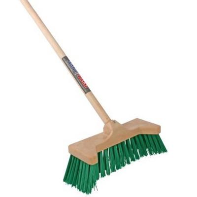 Talen Tools Bezem Groen Buldozer - 28 cm - Exclusief Steel Talen Tools Bezem Groen Buldozer - 28 cm - Exclusief Steel