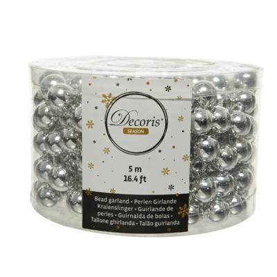 Kralenslinger xl plastic shiny round kerst Decoris - Decoris