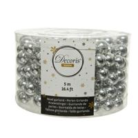 Kralenslinger xl plastic shiny round kerst Decoris - Decoris - thumbnail