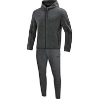 JAKO M9729 Joggingpak Met Kap Premium Basics - Antraciet Gemeleerd - XL - thumbnail