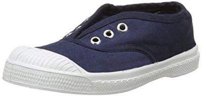 Katoenen tennisschoenen voor kinderen met vetersluiting Elly BENSIMON® marineblauw
