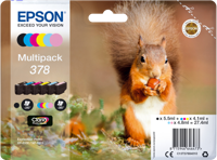 Epson Squirrel Multipack 6-colours 378 Claria Photo HD Ink - thumbnail